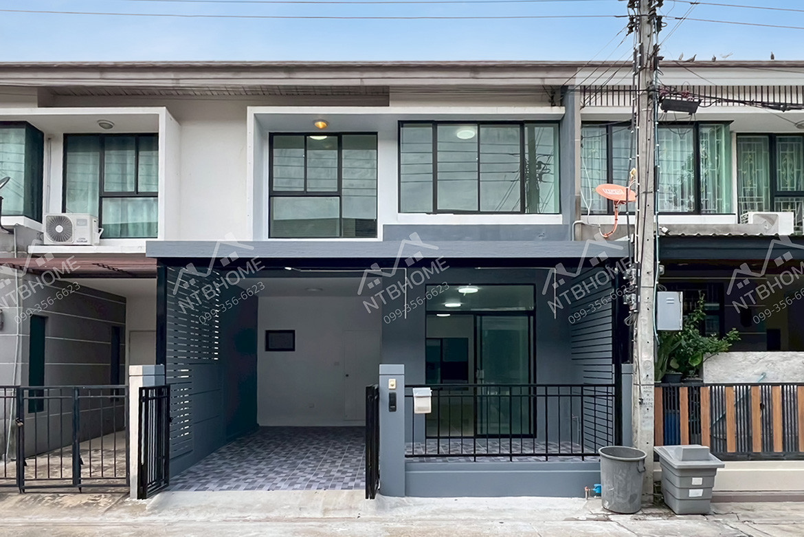 เดอะวิลล่า บางบัวทอง ปรับปรุงใหม่ ต่อเติมครบพร้อมอยู่ ทำเลดี ติดถนนใหญ่