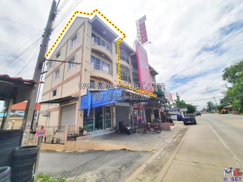 ขายอาคารพาณิชย์ โซนท่าตลาด ไร่ขิง เชื่อมเพชรเกษม ทรงคนอง ใกล้วัดไร่ขิง ตลาดน้ำดอนหวาย นวดตอกเส้นดูบัวไร่ขิง 🏬ซอยท่าตลาด1 สามพราน : 3.5 ชั้น 30 ตร.วา (NN-91442)