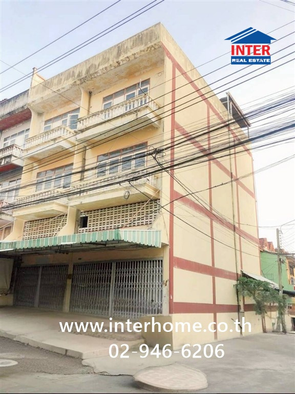 Commercial building, 4 floors, 36 sq m. Commercial building, Soi Phetkasem 48, Intersection 45. Near Siam University, Seacon Bang Khae, Phetkasem Road, Phasi Charoen District, Bangkok – รูปที่ 2