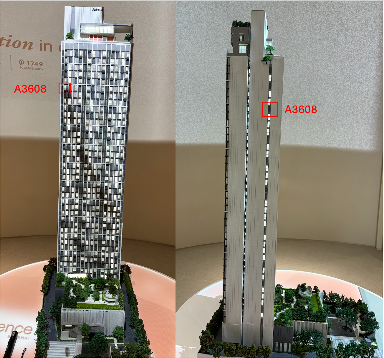 Down payment sale Reference Ekkamai 1 Bedroom, corner room, 36th floor. – รูปที่ 4