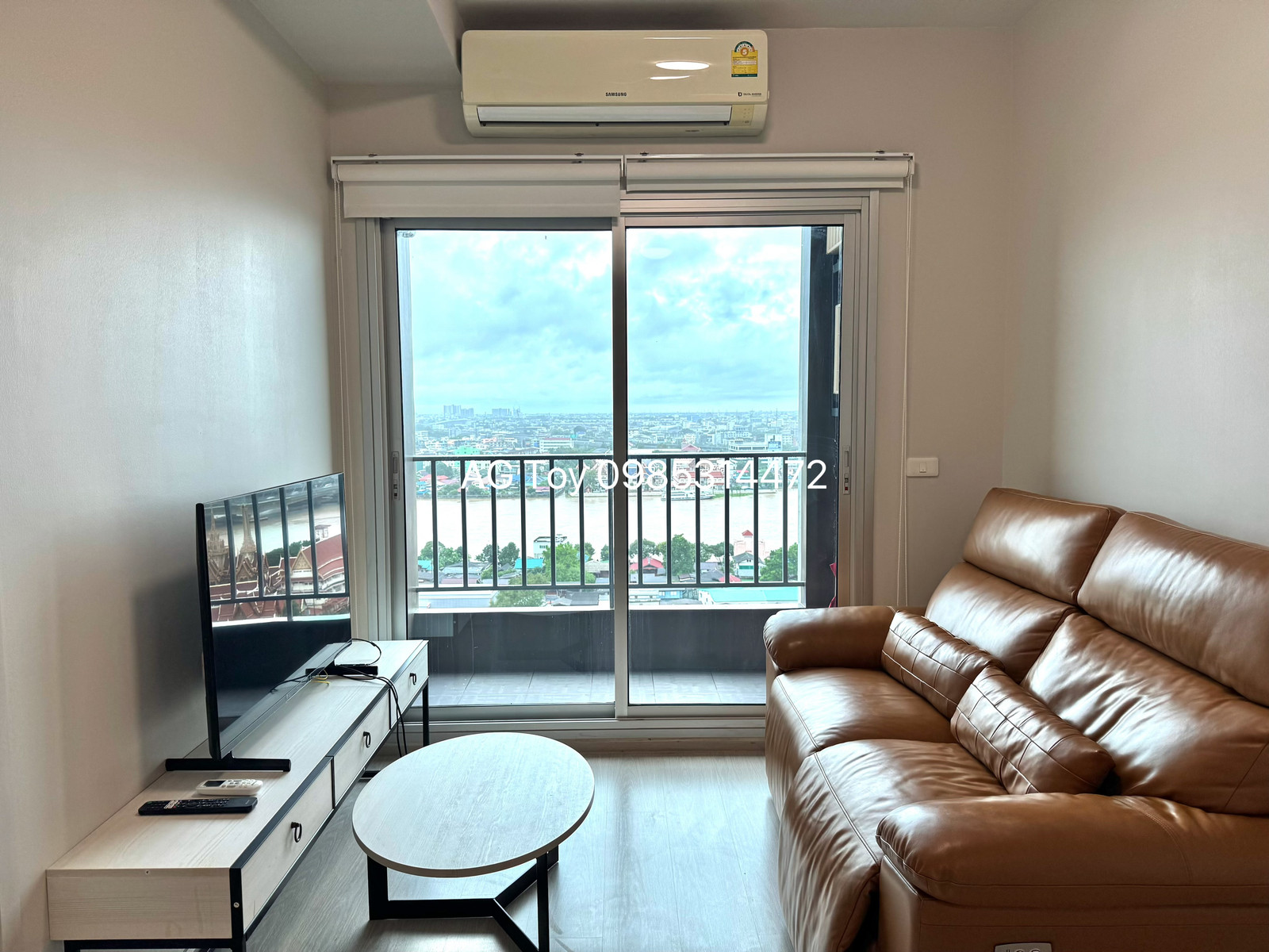 Beautiful room for rent, river view, Chapter one shine Bangpo, next to Yothin School, near KMUTNB.
