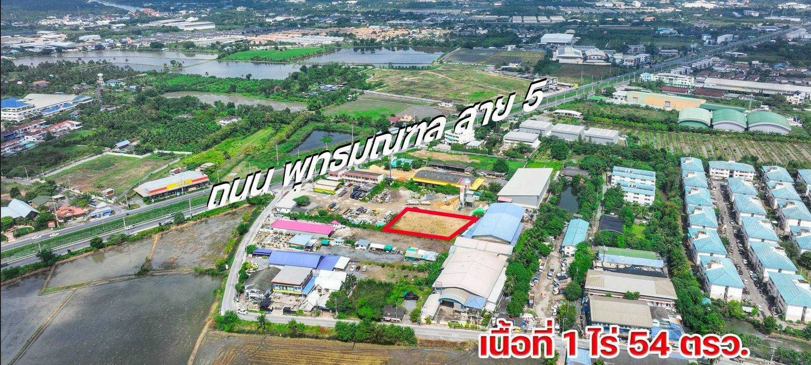 Land for sale in prime location! Phutthamonthon Sai 5 (Bang Krathuek) has filled in the entire plot and is ready for development. – รูปที่ 3