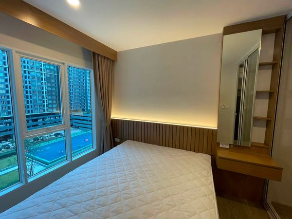 K-7021 🔥🔥 ห้องสวย ตกแต่งใหม่ เฟอร์บิ้วอิน วิวสระ เดินทางสะดวก  ใกล้ BTS บางนา เพียง 400 เมตร ให้เช่า !!  คอนโด Regent บางนา พร้อมอยู่