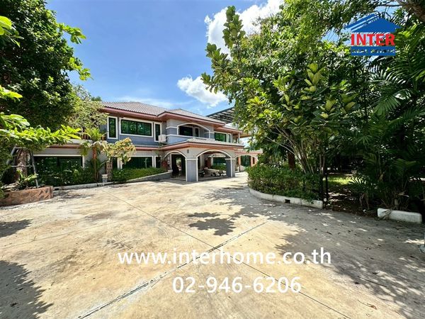 2-story detached house, 376 sq m, detached house, Soi Phet Ladda Village, Rojana Road, Ayothaya Road, Asia Road, Phra Nakhon Si Ayutthaya. Ayutthaya