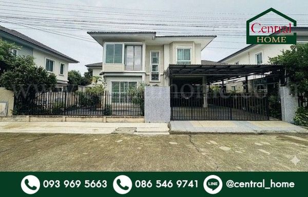 Single house, Pruksa Village Scenery 28, Bang Yai, Nonthaburi, cheapest, ready to move in.