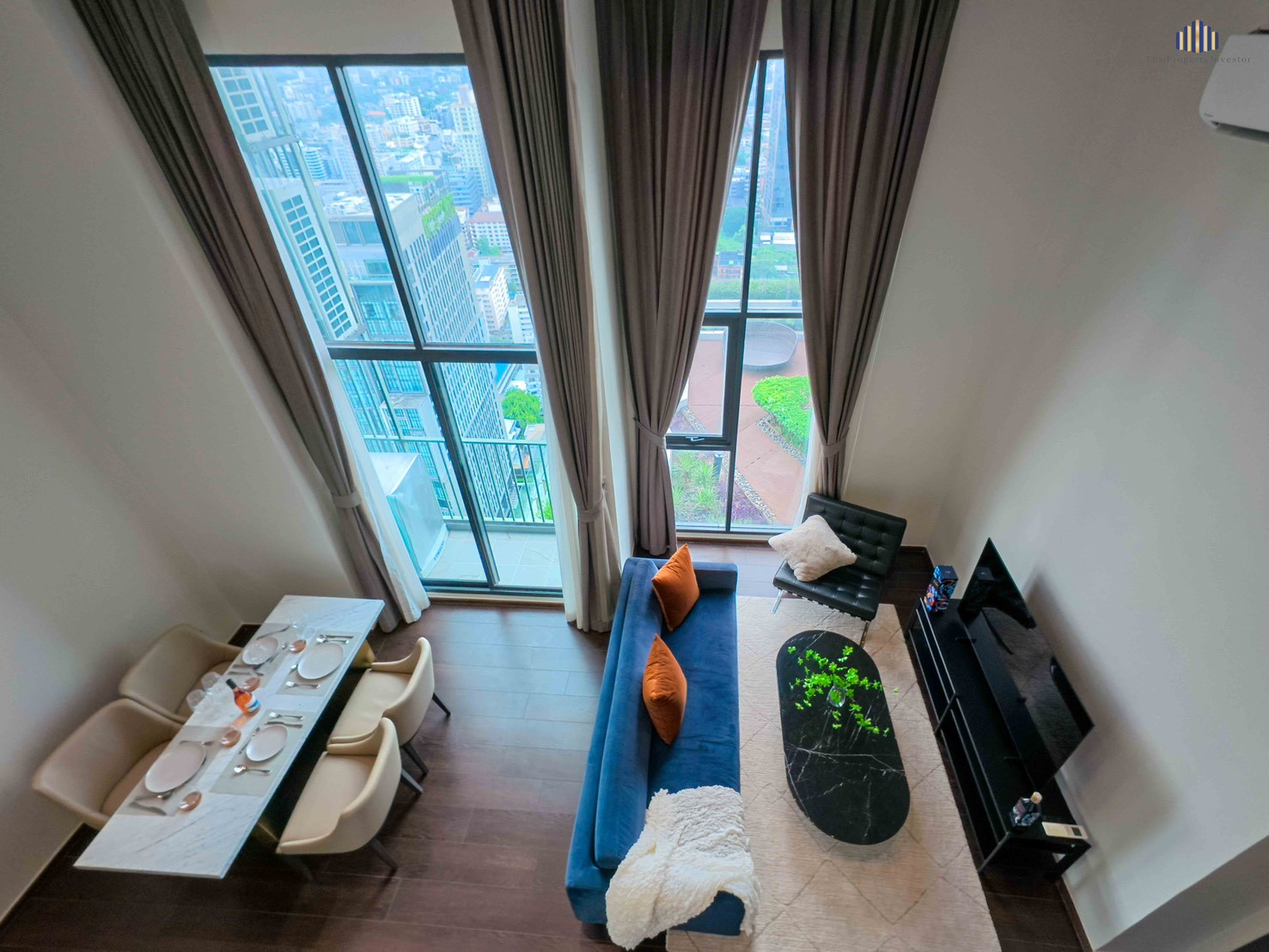 Garden and City View Exclusive to only this unit!! 4.5-meter Double Volume Ceiling Loft Studio Condo for SALE at C Ekkamai, 2BR 68 Sq.m Garden and City View Exclusive to only this unit!! 4.5-meter Double Volume Ceiling Loft Studio Condo for SALE at C Ekkamai, 2BR 68 Sq.m