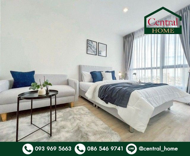 Condo The Rich Rama 9 - Srinakarin, beautiful room, fully furnished, ready to move in.
