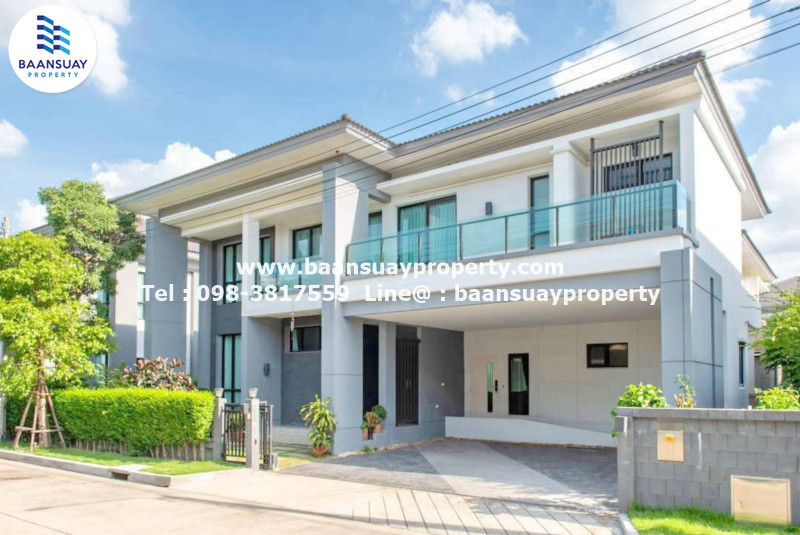 For rent, 2-story detached house, The City Ratchapruek - Suanphak, The City Ratchapruek-Suanphak, near Central WestVille.