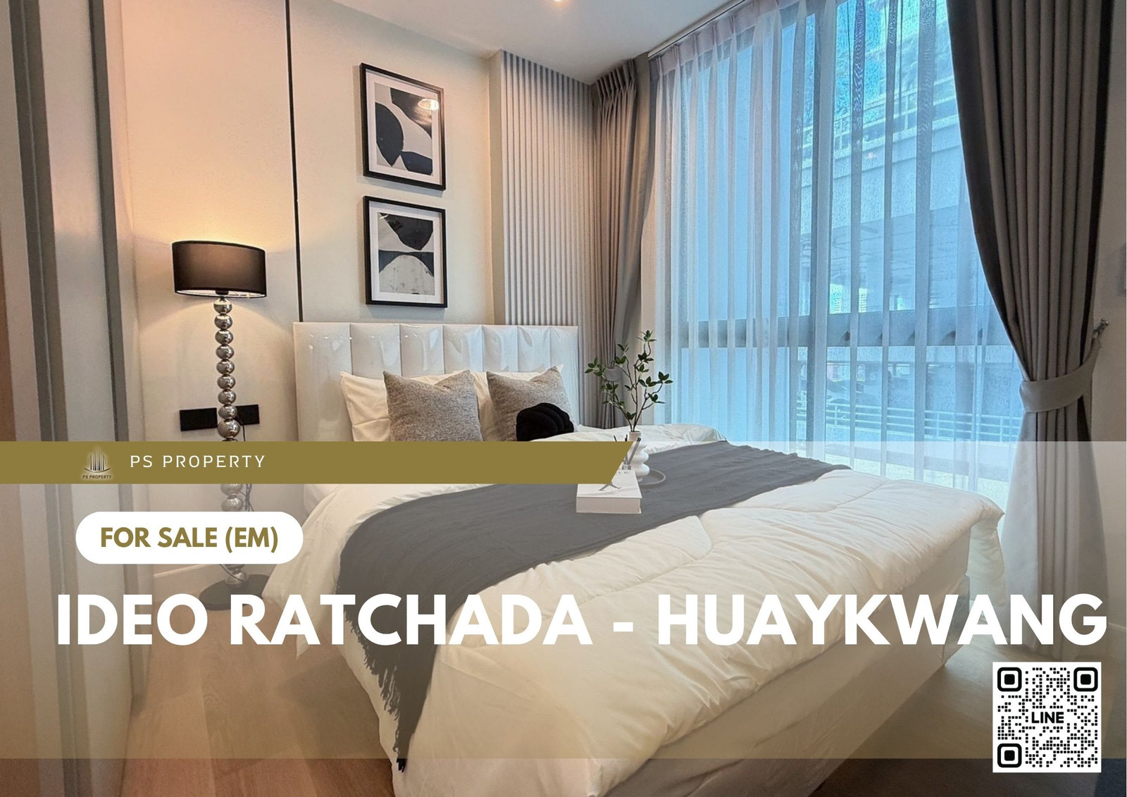 ขายด่วน 🔥 IDEO Ratchada - Huaykwang 🔥 รีโนเวทใหม่ เฟอร์นิเจอร์ และ เครื่องใช้ไฟฟ้าครบ 