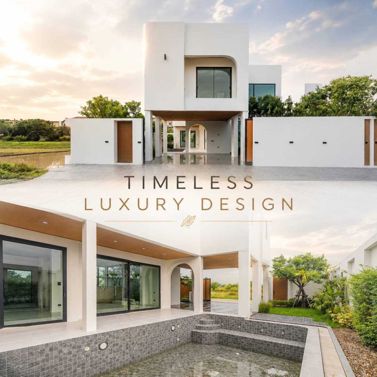 Beautiful house for sale, Luxury Modern Pool Villa style, mountain view.