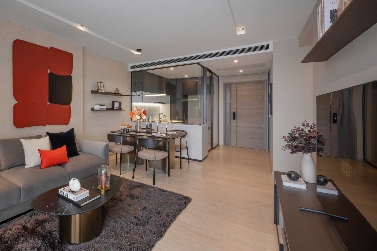 The Room Sukhumvit 38, 2 bedrooms, transfer leaked Project price, fully furnished, free of charge.