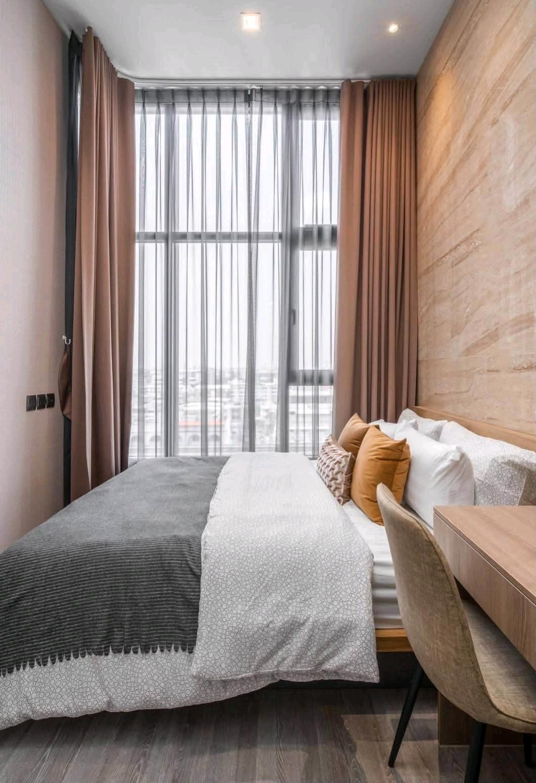 📣For rent The Line Sukhumvit 101
🚄Convenient travel near BTs