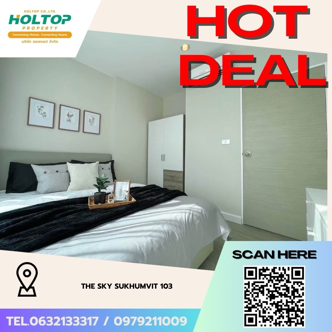 #Z5988💥070769 🔥Condo for rent The Sky Sukhumvit 103 #Z5988💥070769 🔥Condo for rent The Sky Sukhumvit 103
