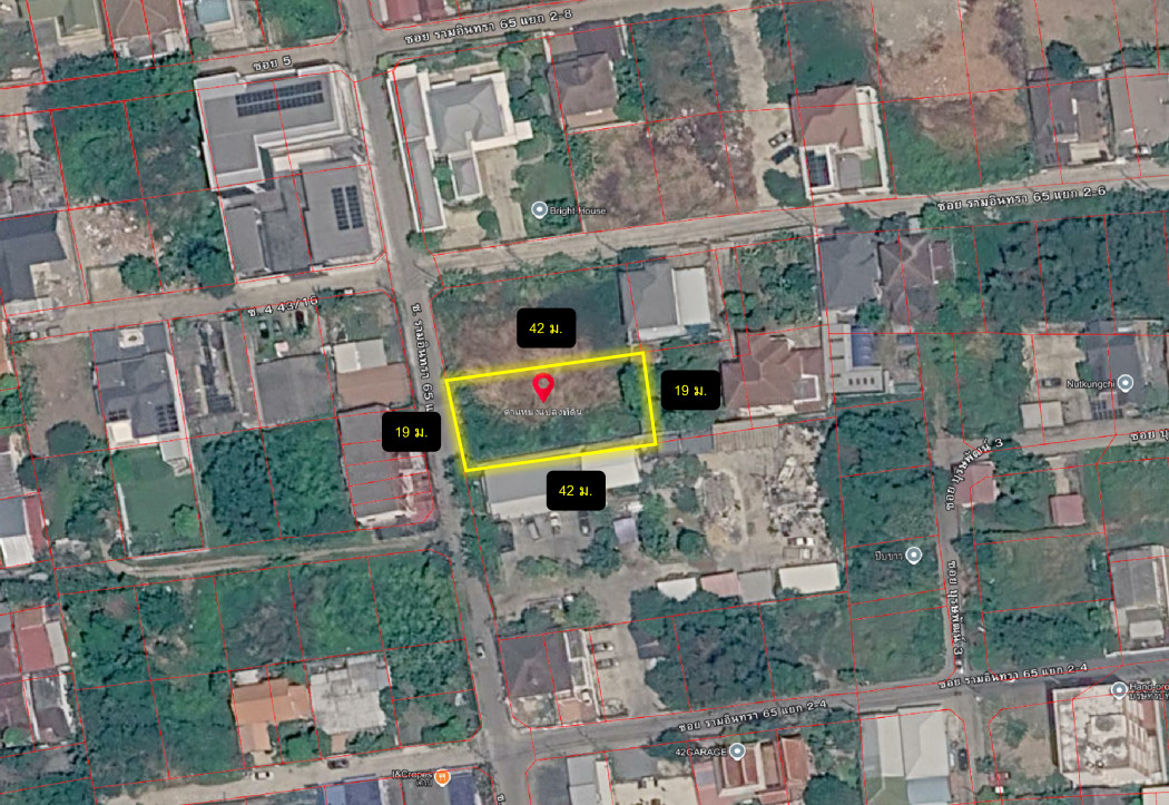 ขาย ที่ดิน ซอย รามอินทรา 65 แยก 2 ขนาด 200 ตรว ใกล้ MRT รามอินทรา กม.6 แค่ 950 ม. DD – รูปที่ 2