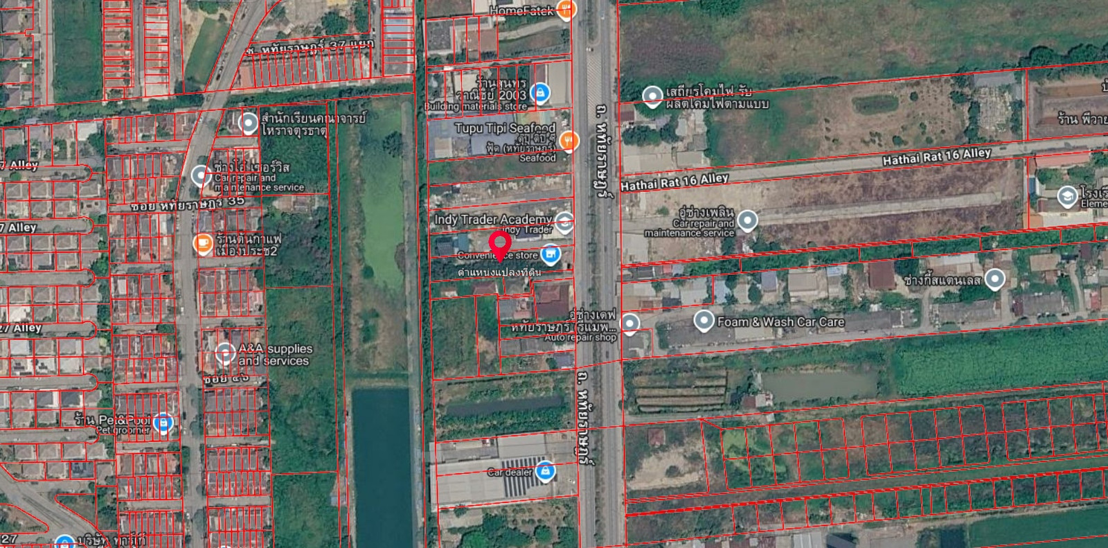 Land for sale next to Hathairat Road, 1 rai, price 22 million baht. – รูปที่ 2