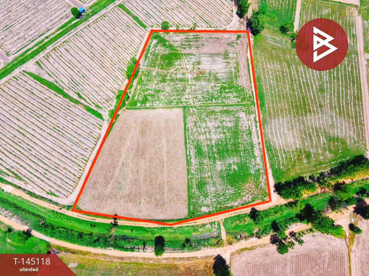 Land for sale, area 7 rai 2 ngan 94 sq m, Wat Sing, Chainat. – รูปที่ 2