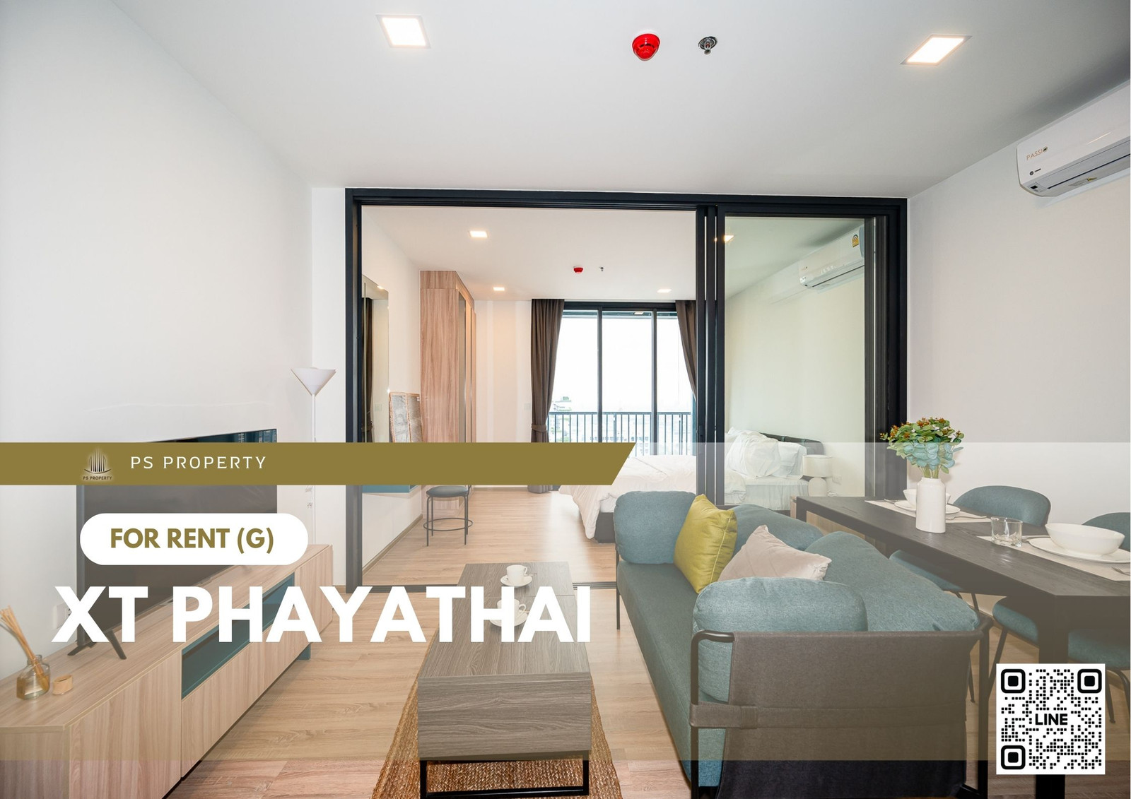 ให้เช่า 🔥 XT PHAYATHAI 🔥 เฟอร์นิเจอร์ และ เครื่องใช้ไฟฟ้าครบ ใกล้ BTS พญาไท