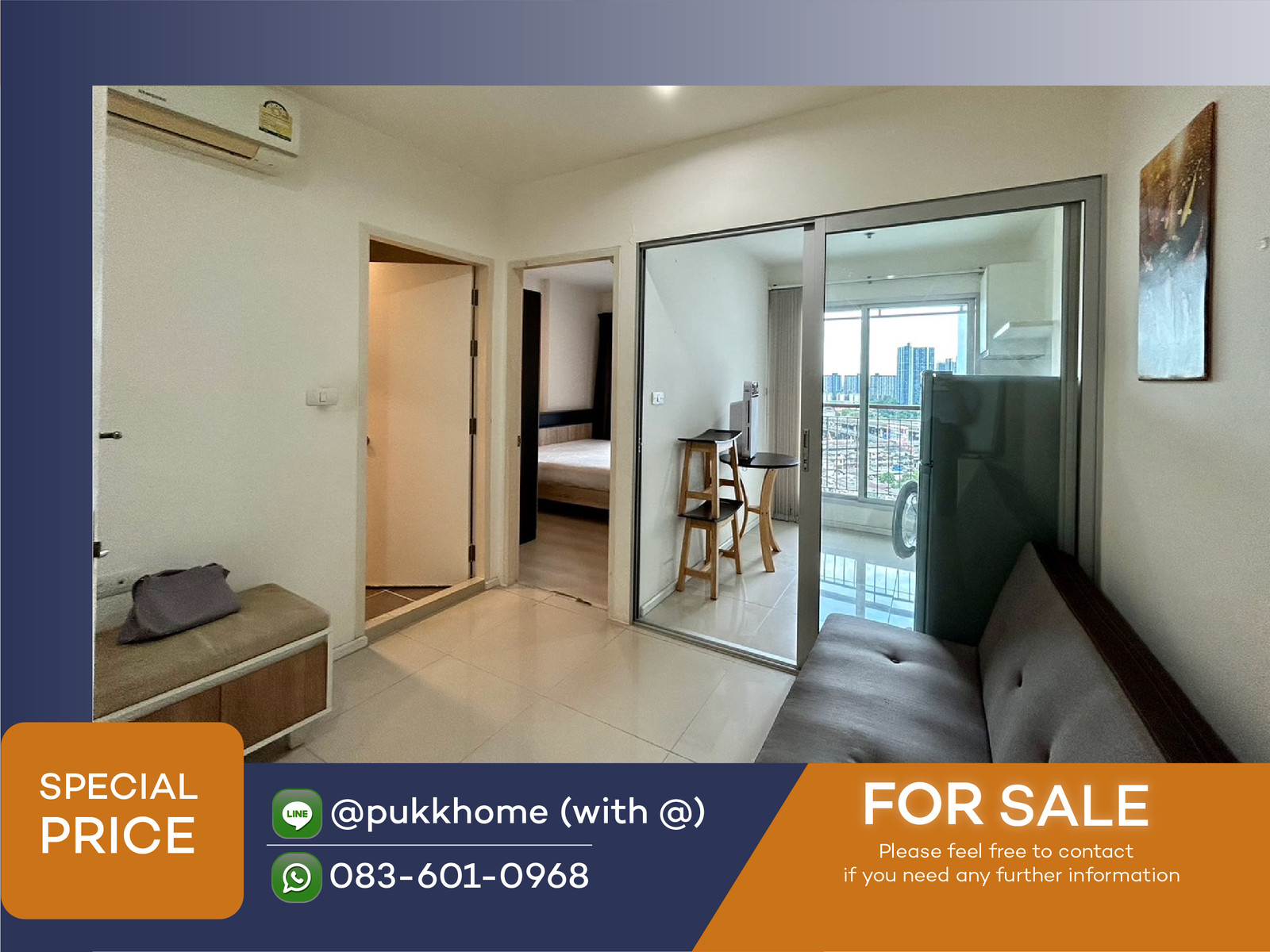 ✅ 2.28 ล้านรวมทุกค่าใช้จ่าย นัดชมห้องจริงได้ 📩Line : @pukkhome (with @) 📞Line: 083-601-0968 ✅ 2.28 ล้านรวมทุกค่าใช้จ่าย นัดชมห้องจริงได้ 📩Line : @pukkhome (with @) 📞Line: 083-601-0968
