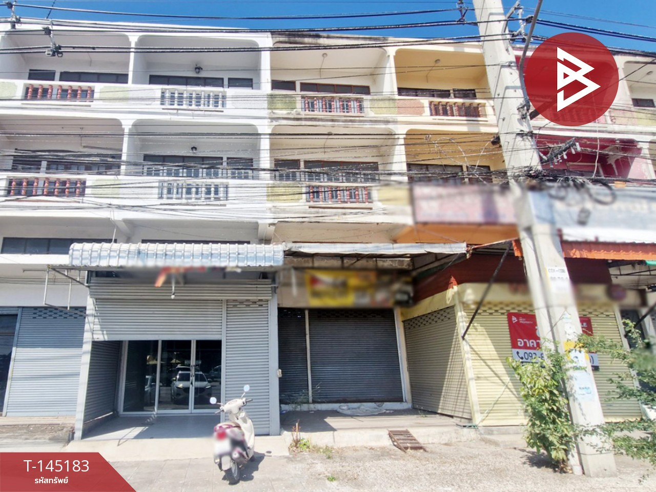 3-story commercial building for sale, area 17 sq m, Chai Badan, Lopburi, good location next to the road. – รูปที่ 3