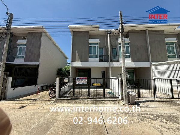 Townhome, 2 floors, 20.3 sq m, City Sense Village, Ramintra, Soi Phraya Suren 30, Ramintra Road, Phraya Suren Road, Khlong Sam Wa District, Bangkok