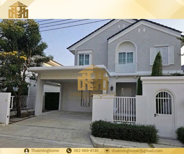 Single house for rent, new condition, ready to move in immediately. Chaiyaphruek Bangna Project Km.15 (TH9-1726)