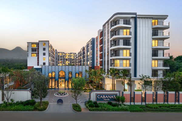 Cabanas Hua Hin for sale, CABANAS HUAHIN, relax with the large central part of the project. Inspired by the colorful city of Lisbon.