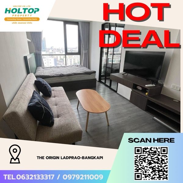 #Z5998💥080769 🔥Condo for rent The Origin Ladprao-Bangkapi