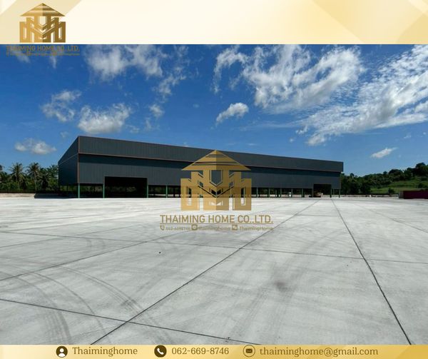 Land for sale 28.89 rai with warehouse 4,300 sq m, Rong 4, Sriracha, Chonburi, near WHA1 Industrial Estate (TW8-23826)