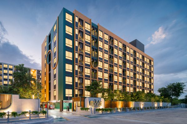 Condo for sale that allows pets, The Move Paw Bangkhae, THE MUVE Paw Bangkhae Condominium, Pet Allowed Condo, fully furnished, close to MRT Bang Khae, only 190 m., potential location, connected to the MRT Blue Line and BTS Bang Wa.