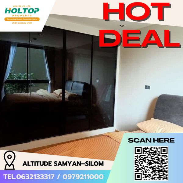 #E1094💕080769Condo for Rent Altitude Samyan-Silom