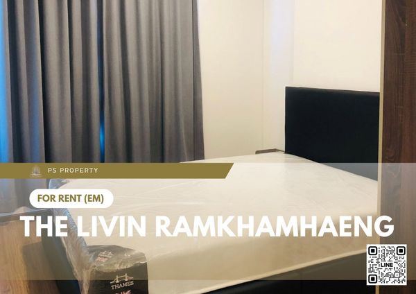 ให้เช่า ✨ The Livin Ramkhamhaeng ✨ ใกล้ MRT Interchange ลำสาลี เฟอร์นิเจอร์ และ เครื่องใช้ไฟฟ้าครบ 