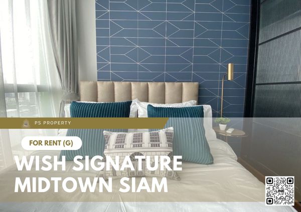 ให้เช่า ✨ Wish Signature Midtown Siam ✨ เฟอร์นิเจอร์ และ เครื่องใช้ไฟฟ้าครบ ใกล้ BTS ราชเทวี