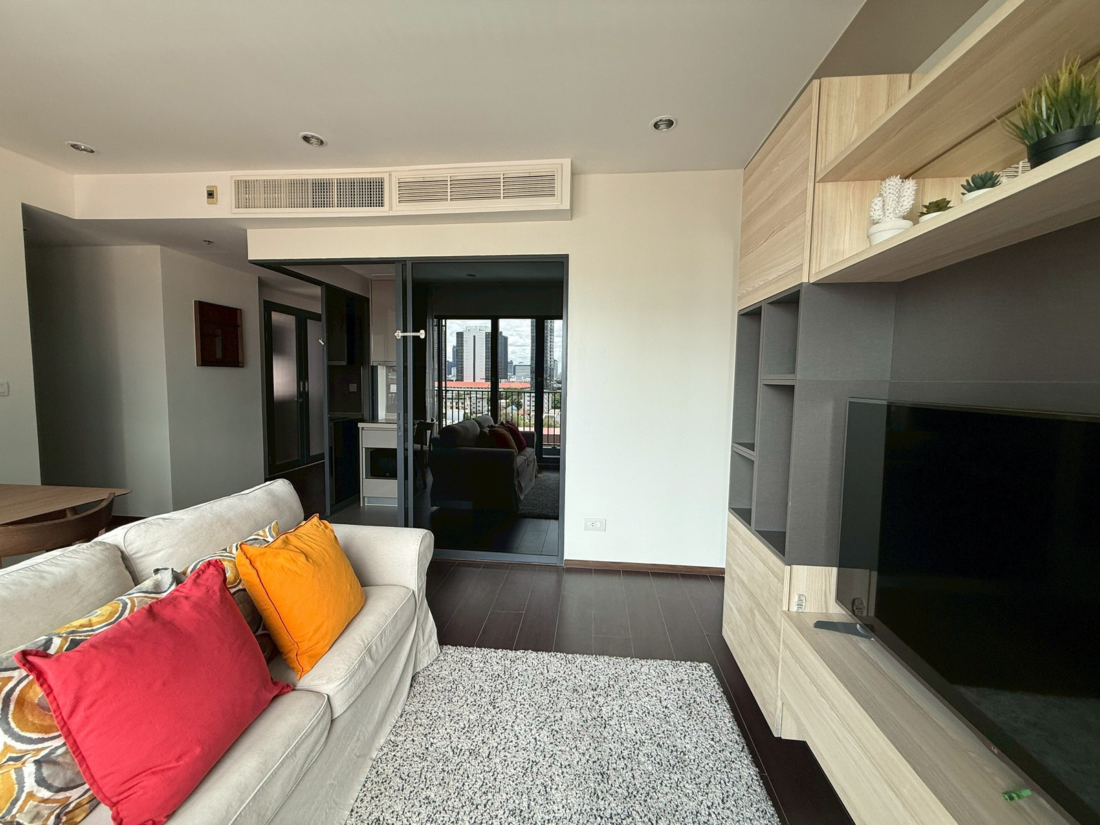 Condo C Ekkamai for rent, 2 bedrooms, 2 bathrooms, 9th floor, 65 sq m. – รูปที่ 2