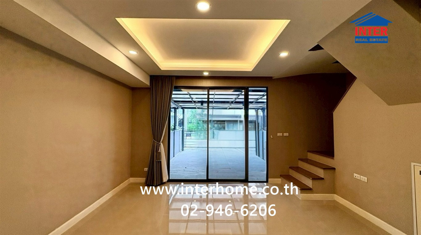 ทาวน์เฮ้าส์ 2 ชั้น 22.2 ตร.ว. หมู่บ้านพลีโน่ รามอินทรา – จตุโชติ ซอยกาญจนาภิเษก3 ถนนไทยรามัญ ถนนกาญจนาภิเษก เขตคลองสามวา กรุงเทพมหานคร – รูปที่ 3