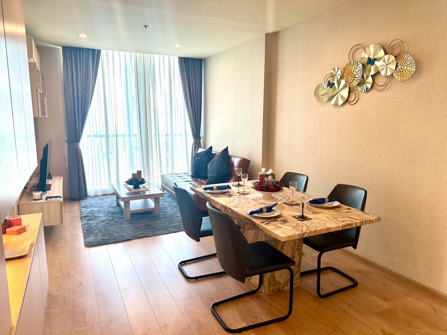 Noble Recole sukhumvit 19 🚶walkable to BTS Asoke. Beautiful unit✨ – รูปที่ 3