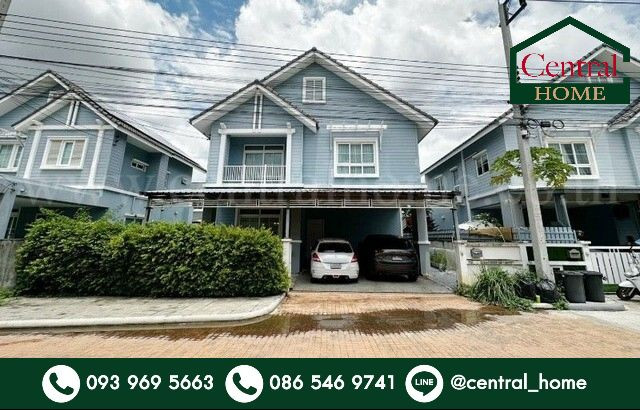 2-story detached house, Arcadia Ville Rangsit-Khlong 2, English Cottage style house, ready to move in, cheap price.