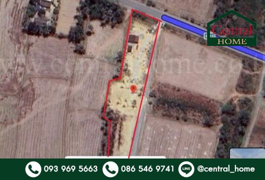 Land 260 sq m, rural highway road P.P.4016, good location, very cheap price.