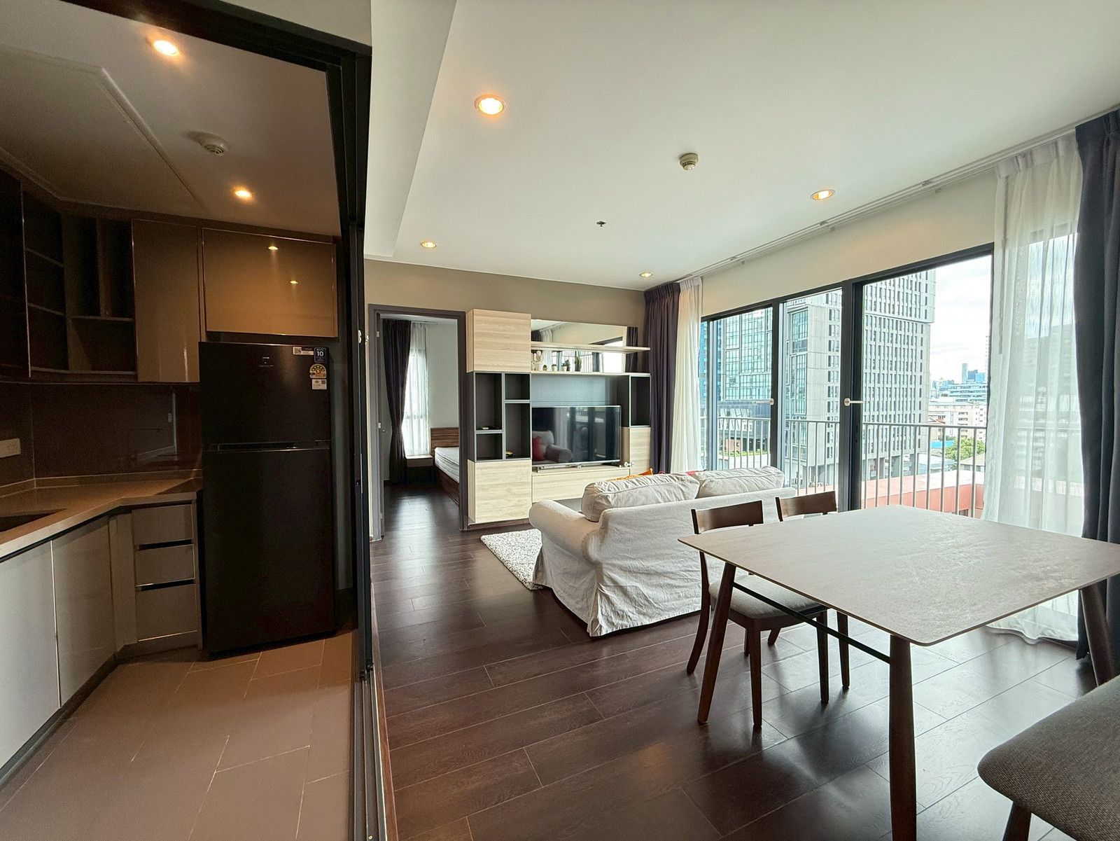 Condo C Ekkamai for rent, 2 bedrooms, 2 bathrooms, 9th floor, 65 sq m. – รูปที่ 3