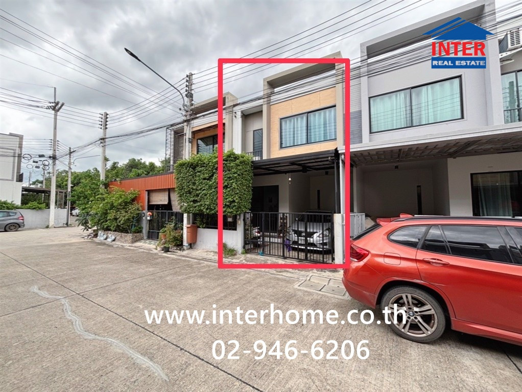 Townhome for sale, 2 floors, 18.8 sq m, Piamsuk Village, Esgate, Bangkok-Pathum Thani, Soi 5, Soi Wat Nong Prong. Bangkok-Pathum Thani Road Soi Wat Nong Prong Road Mueang Pathum Thani, Pathum Thani – รูปที่ 2