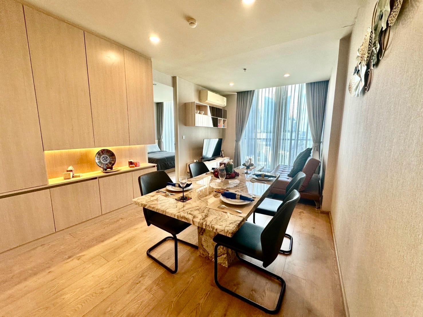 Noble Recole sukhumvit 19 🚶walkable to BTS Asoke. Beautiful unit✨ – รูปที่ 2