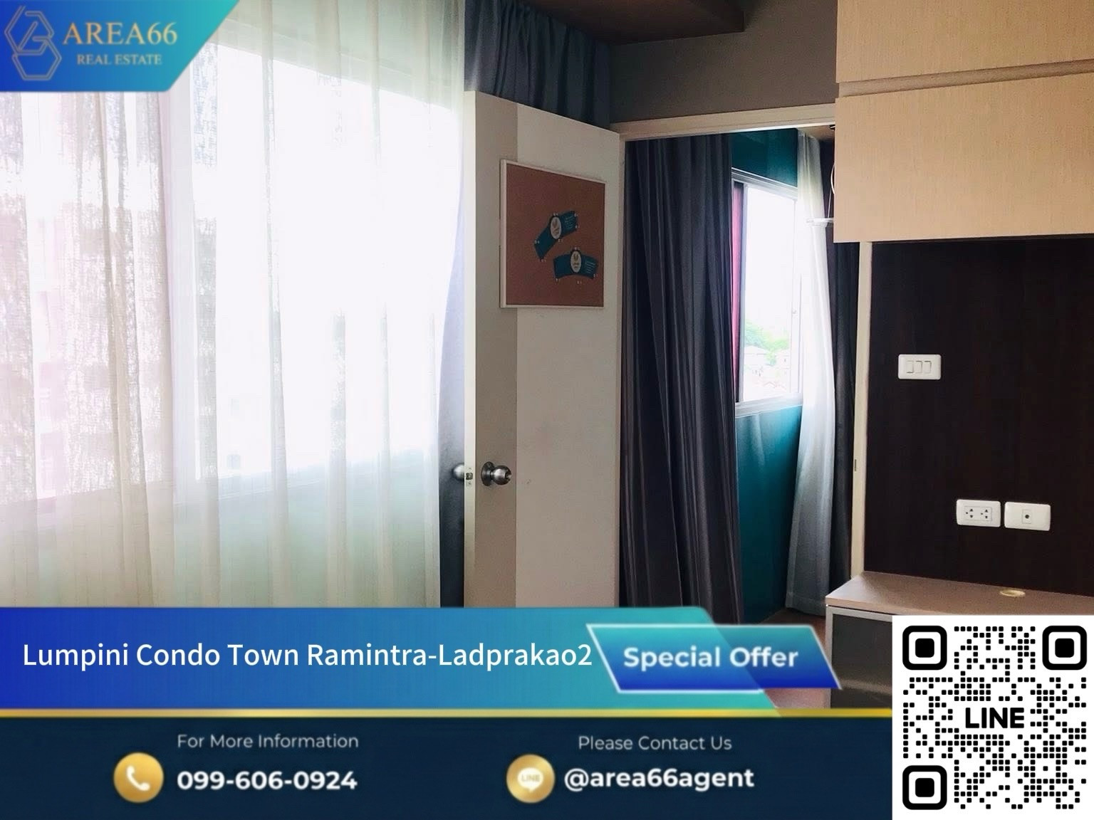 🔥 Buy today, future profit, room, potential location, attractive price
Lumpini Condo Town Ramintra - Lat Pla Khao 2 🔥 Buy today, future profit, room, potential location, attractive price
Lumpini Condo Town Ramintra - Lat Pla Khao 2