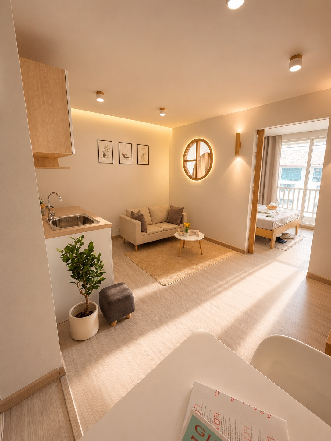 City villa for sale, renovated in minimalist style.