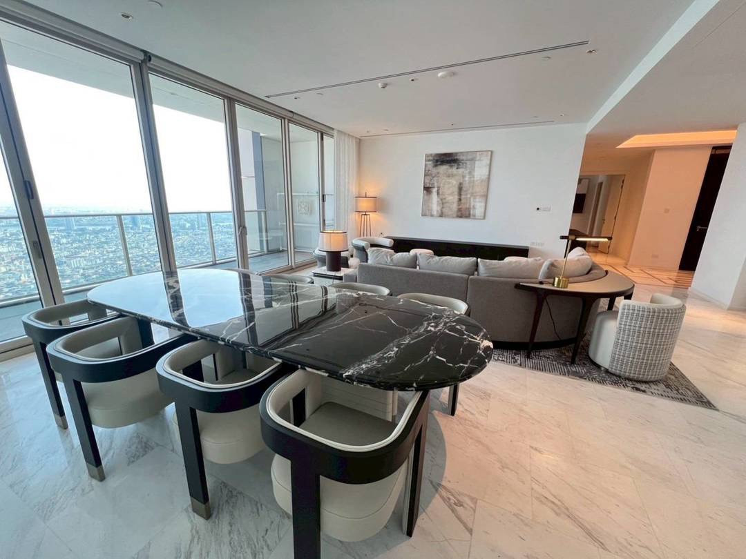 for rent Four Season Private Residences Bangkok // 4b5b+1 maid // 380 sq.m