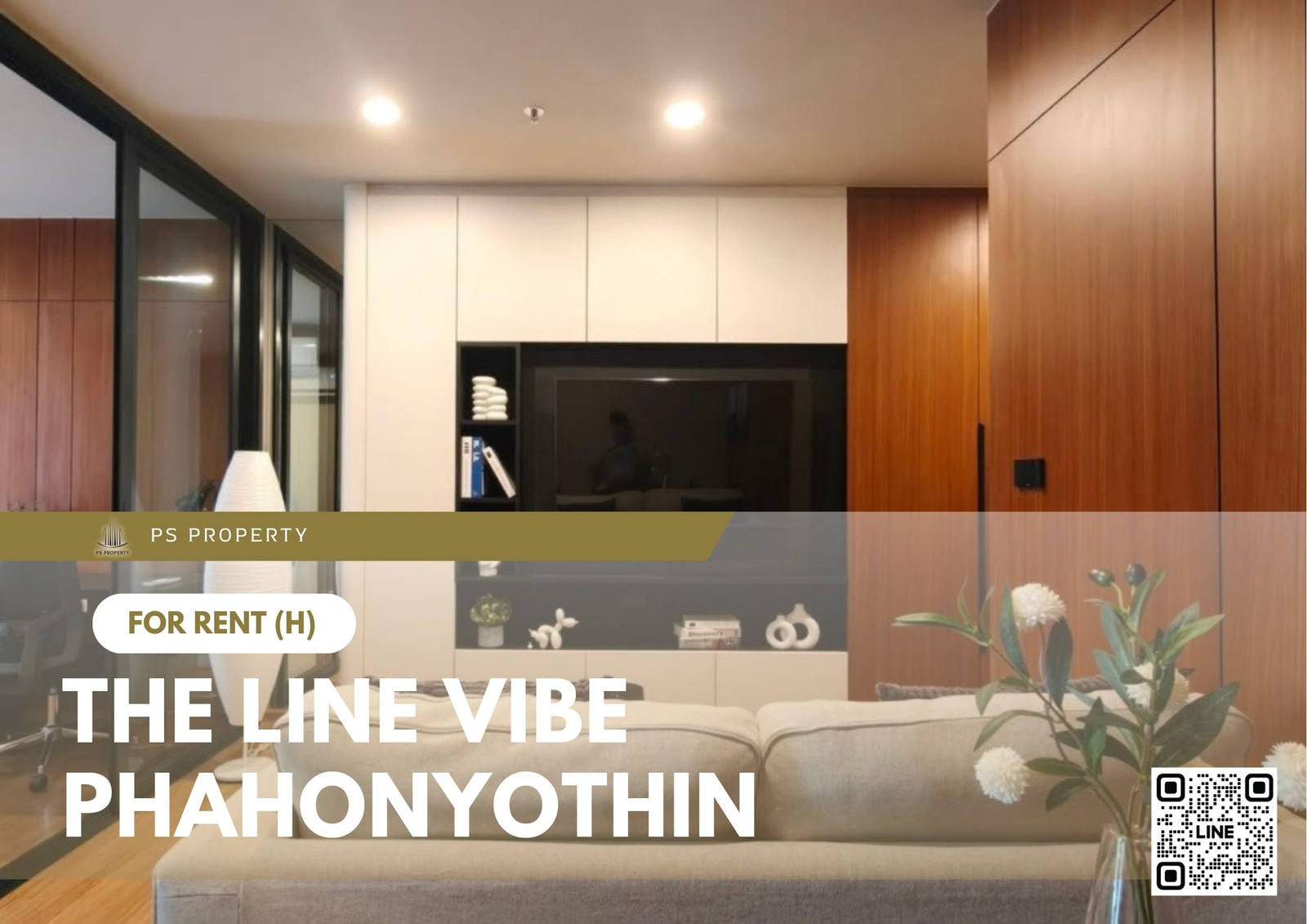 ให้เช่า ✨ THE LINE VIBE Phahonyothin ✨ เฟอร์นิเจอร์ และ เครื่องใช้ไฟฟ้าครบ ใกล้ BTS ห้าแยกลาดพร้าว