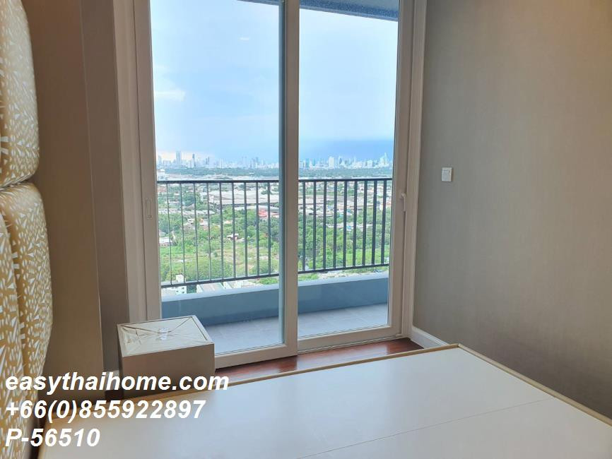 P-56510 ให้เช่า The Metropolis Samrong Interchange (เดอะ เมโทรโพลิส สำโรง อินเตอร์เชนจ์) | 2 ห้องนอน 1 ห้องน้ำ | วิวเมือง | ชั้น 31 | 52 ตร.ม. | อาคาร A | เฟอร์นิเจอร์ครบ | 24,000 บาท/เดือน | ที่จอดรถ 1 คัน | Line Id: @easythaihome | 085-592-2897 – รูปที่ 2