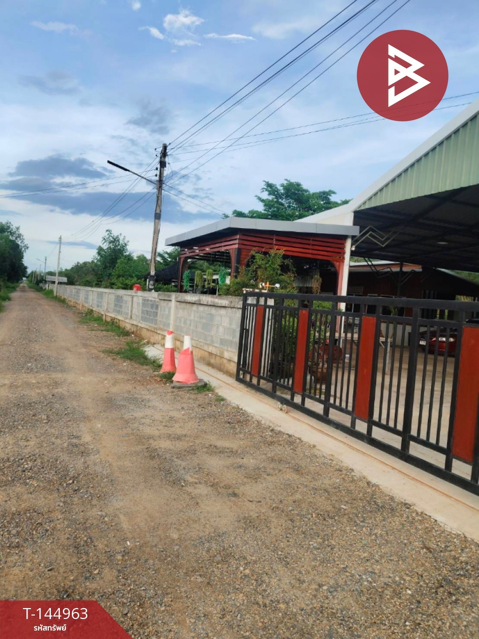 ขายบ้านเดี่ยวพร้อมที่ดิน เนื้อที่ 1 ไร่ 2 งาน องครักษ์ นครนายก – รูปที่ 2