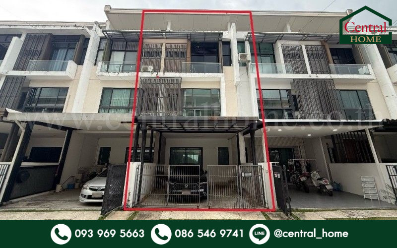 Townhome The Terrace Ramintra 65 (Land & Houses) near the Pink Line MRT station, good location, cheap price. Townhome The Terrace Ramintra 65 (Land & Houses) near the Pink Line MRT station, good location, cheap price.