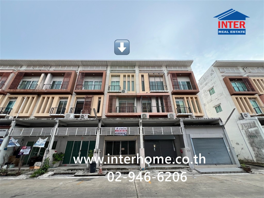 Commercial building, 3.5 floors, 19.9 sq m, RK Park Village 406. Ramintra-Khubon Road along Khlong Song Hathairat Road, Khlong Sam Wa District, Bangkok Commercial building, 3.5 floors, 19.9 sq m, RK Park Village 406. Ramintra-Khubon Road along Khlong Song Hathairat Road, Khlong Sam Wa District, Bangkok