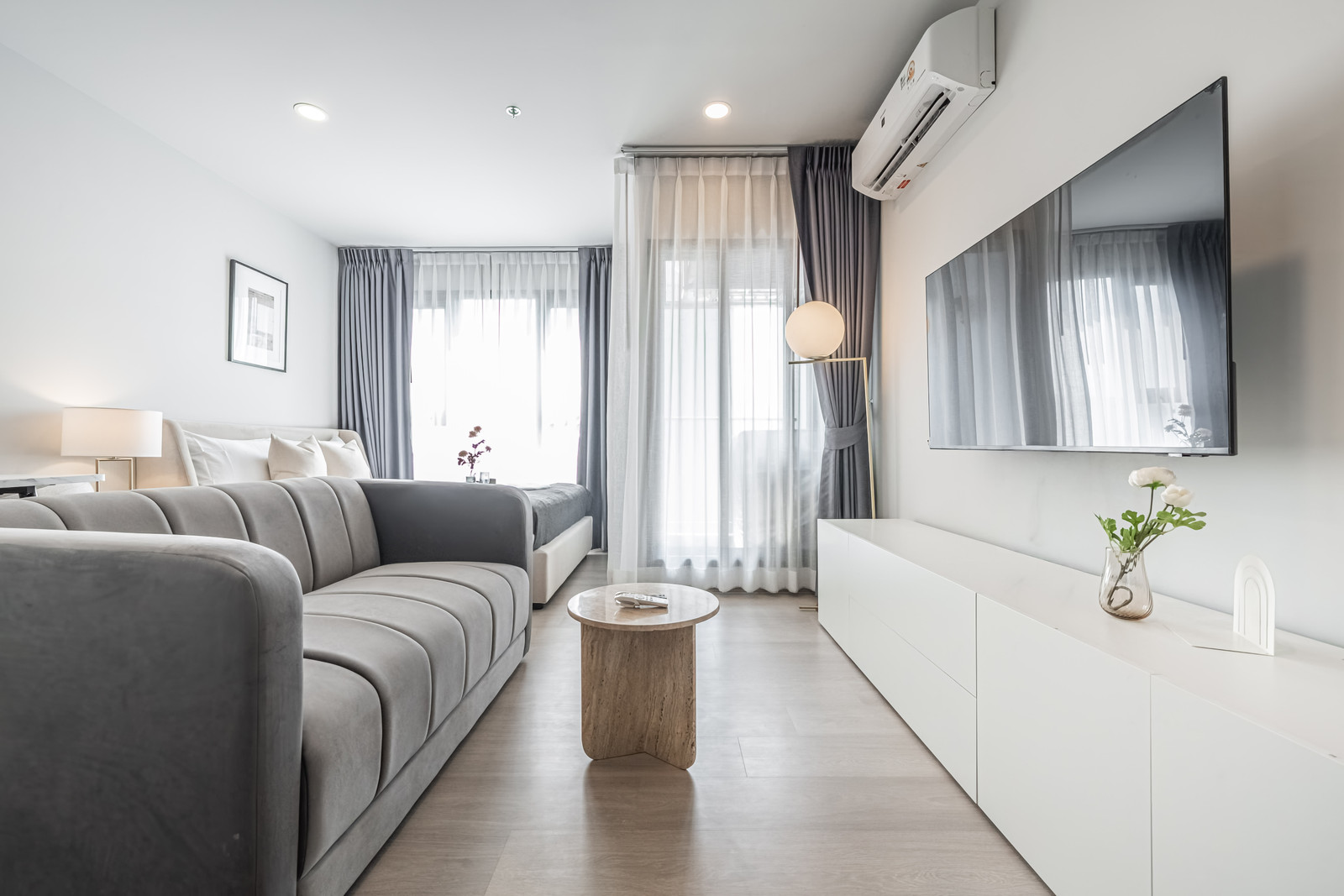 For sale 🎉Aspire Onnut Station 🎉Studio, decorated room, fully furnished 🥰😍 Good location near department stores and BTS On Nut 🚅🛍️ – รูปที่ 2