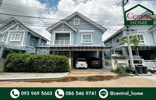 2-story detached house, Arcadia Ville Rangsit-Khlong 2, English Cottage style house, ready to move in, cheap price.
